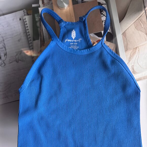 FP Movement Happiness Crop Tank Cote Azur XS/S, like new. - Picture 1 of 3